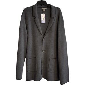 Daniel Cremieux Mens 2XL‎ Gray Cardigan Mount Lussari Collection NWT